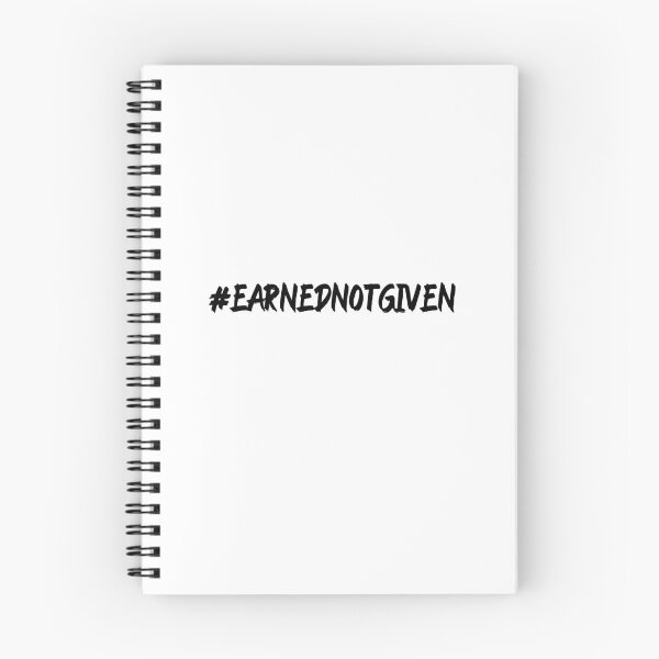 Item preview, #EarnedNotGiven Hashtag T-Shirt designed and sold by DwishOriginals.