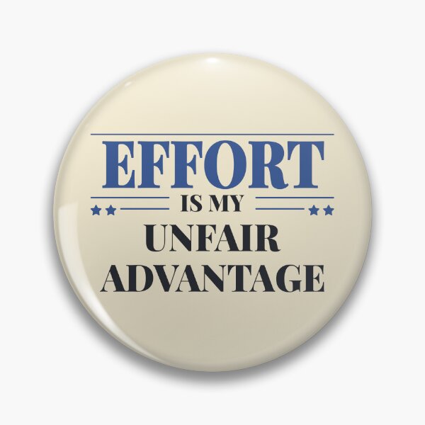 Item preview, Effort is my unfair advantage - Dark typography designed and sold by Revextyr.