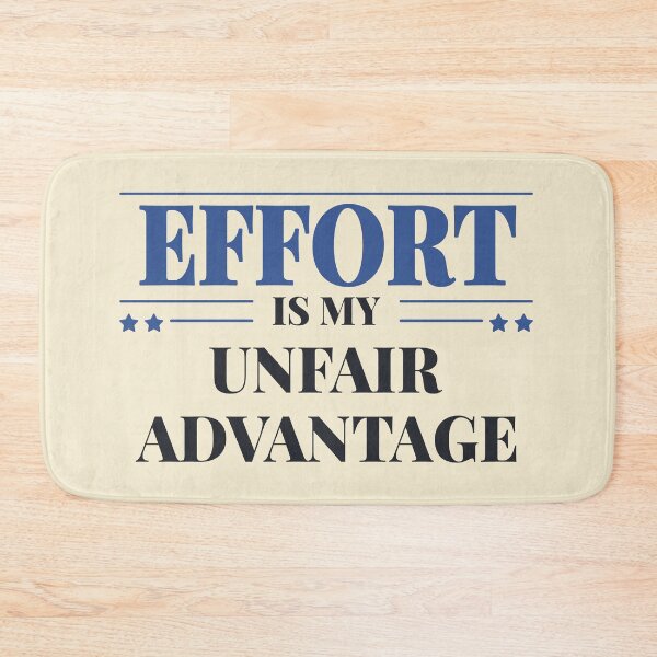 Item preview, Effort is my unfair advantage - Dark typography designed and sold by Revextyr.