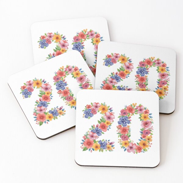 Item preview, 20th birthday flowers  watercolor. designed and sold by uunaa.