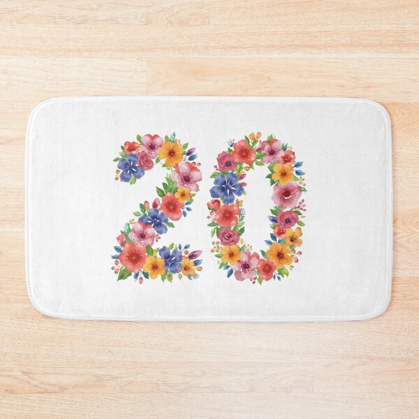 Item preview, 20th birthday flowers  watercolor. designed and sold by uunaa.