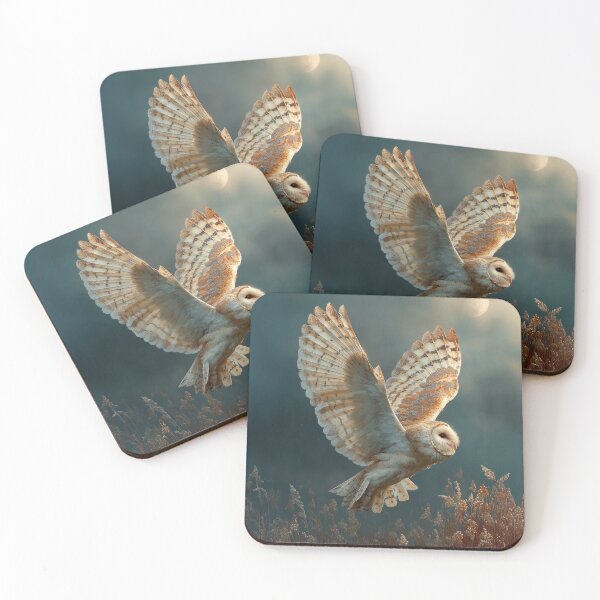 Item preview, Moonlight Flight Owl – Graceful Night Wings designed and sold by Erika Kaisersot.
