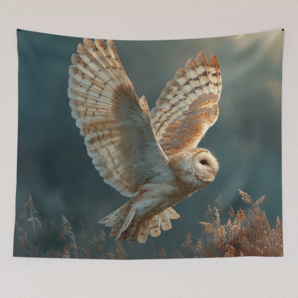 Item preview, Moonlight Flight Owl – Graceful Night Wings designed and sold by Erika Kaisersot.
