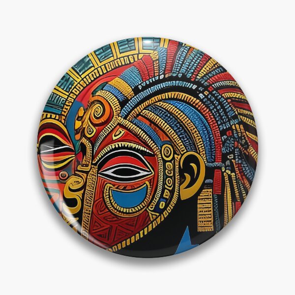 Item preview, Colorful Abstract Mask Design designed and sold by Serene Strokes Art.