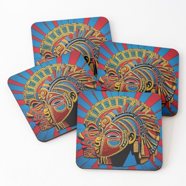 Item preview, Colorful Abstract Mask Design designed and sold by Serene Strokes Art.