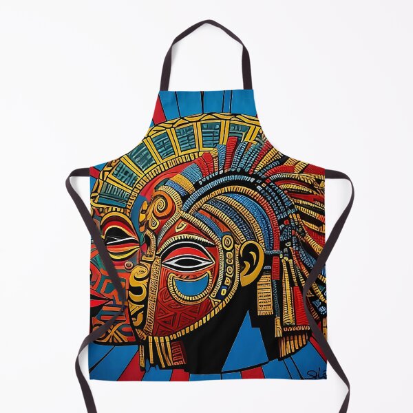 Item preview, Colorful Abstract Mask Design designed and sold by Serene Strokes Art.