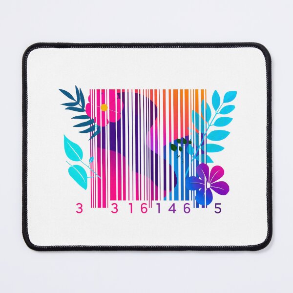 Item preview, Barcode with flowers designed and sold by TanyaLovus.