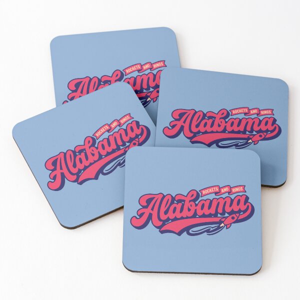 Item preview, Vintage Alabama Rockets And Rings Retro Script designed and sold by Cozy-Old-Pub.