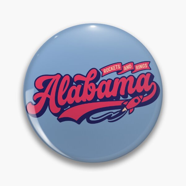 Item preview, Vintage Alabama Rockets And Rings Retro Script designed and sold by Cozy-Old-Pub.