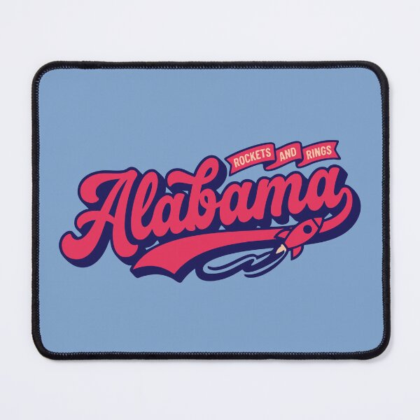 Item preview, Vintage Alabama Rockets And Rings Retro Script designed and sold by Cozy-Old-Pub.