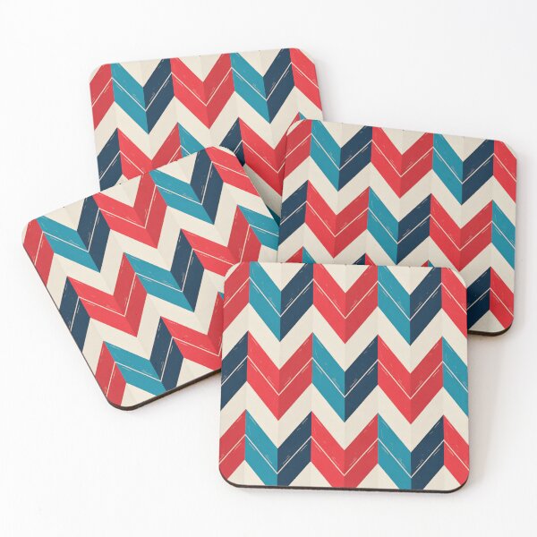 Item preview, Red White Blue Chevron Repeat Americana designed and sold by OldGloryForge.