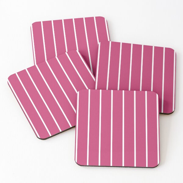 Item preview, Magenta And White Pinstripe Pattern designed and sold by pattern-archive.