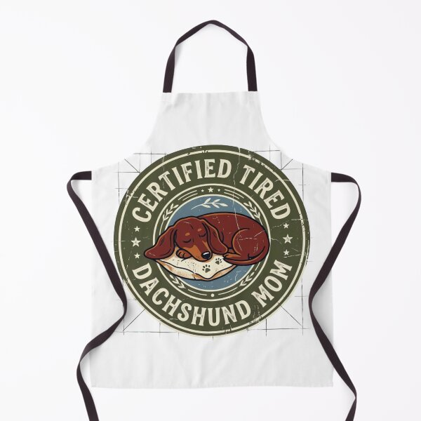 Item preview, Certified Tired Dachshund Mom – designed and sold by urbinet.