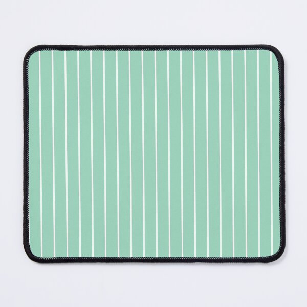 Item preview, Mint And White Pinstripe Pattern designed and sold by pattern-archive.