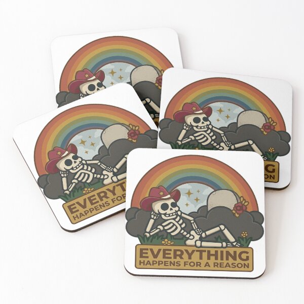 Item preview, Motivational Quote Everything Happens For A Reason designed and sold by yunamaliskova.