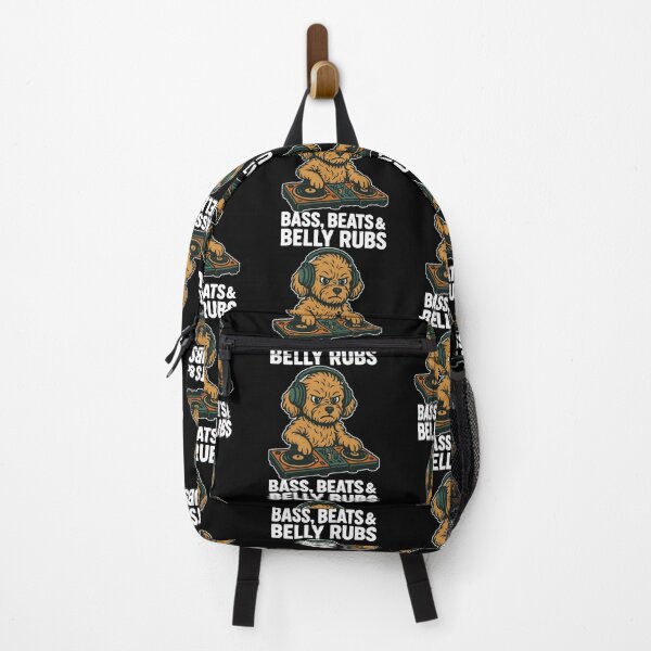 Item preview, DJ Maltipoo: Bass, Beats & Belly Rubs Retro Design designed and sold by Pineapple-Tree.