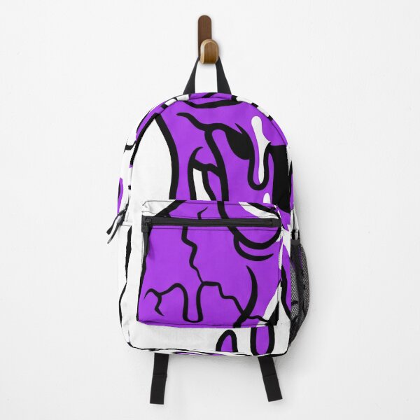 Item preview, Melting Purple Devil Skull Graphic - Dripping Horned Skeleton Illustration - Edgy Streetwear Design designed and sold by seven things shop.