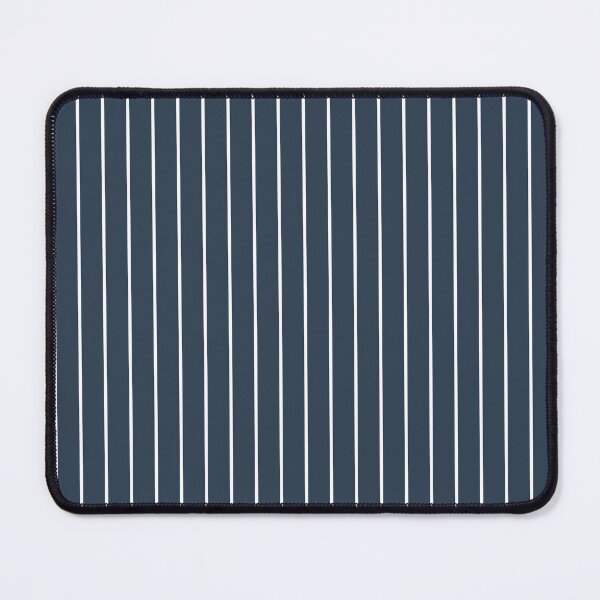 Item preview, Navy And White Pinstripe Pattern designed and sold by pattern-archive.