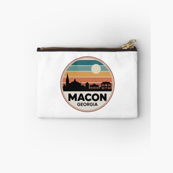 Item preview, Macon Georgia: Blue Orange Brown Sunset Skyline designed and sold by CircinusStore.