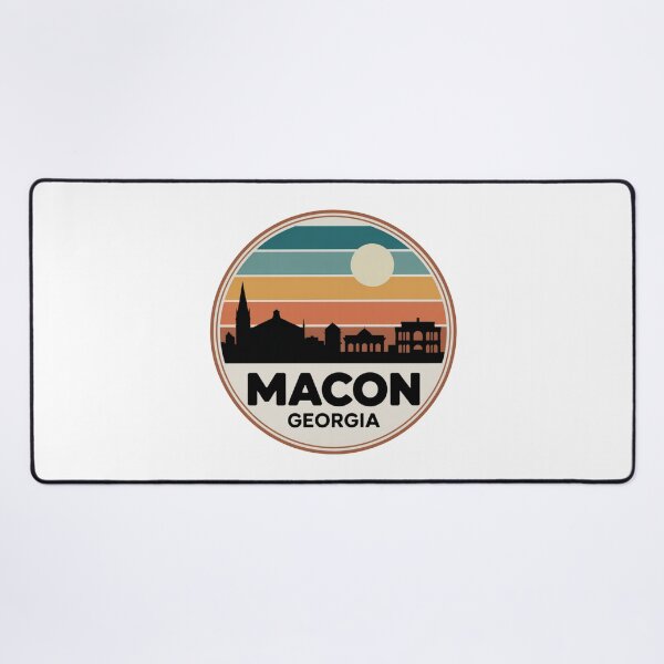 Item preview, Macon Georgia: Blue Orange Brown Sunset Skyline designed and sold by CircinusStore.