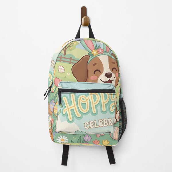 Item preview, Happy Easter Cute Cat and Dog – Adorable Easter Bunny Pets Spring Illustration designed and sold by Furfolkz.