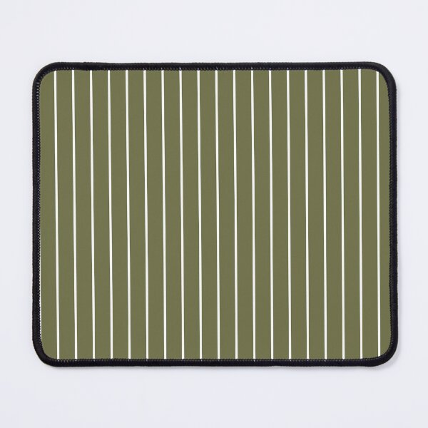 Item preview, Olive And White Pinstripe Pattern designed and sold by pattern-archive.
