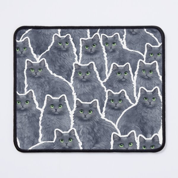 Item preview, Nebelung Cat Cute Cat designed and sold by yunamaliskova.