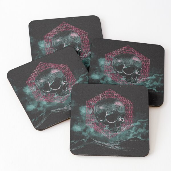Item preview, Digital Collage - Geometric Skull: Cosmic Void designed and sold by R-A Designs.