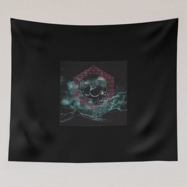 Item preview, Digital Collage - Geometric Skull: Cosmic Void designed and sold by R-A Designs.