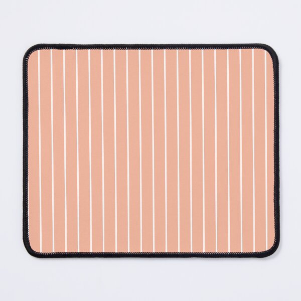 Item preview, Peach And White Pinstripe Pattern designed and sold by pattern-archive.