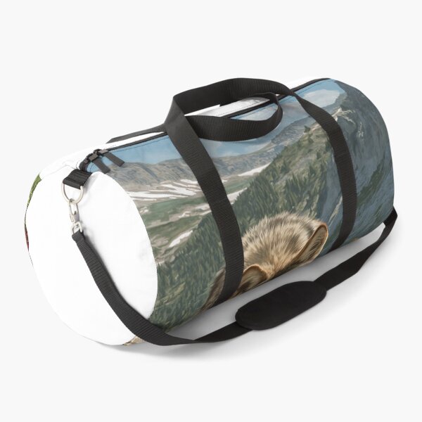 Item preview, Majestic Wolf Mountain Wildflower Trail designed and sold by NicolasGlowArt.