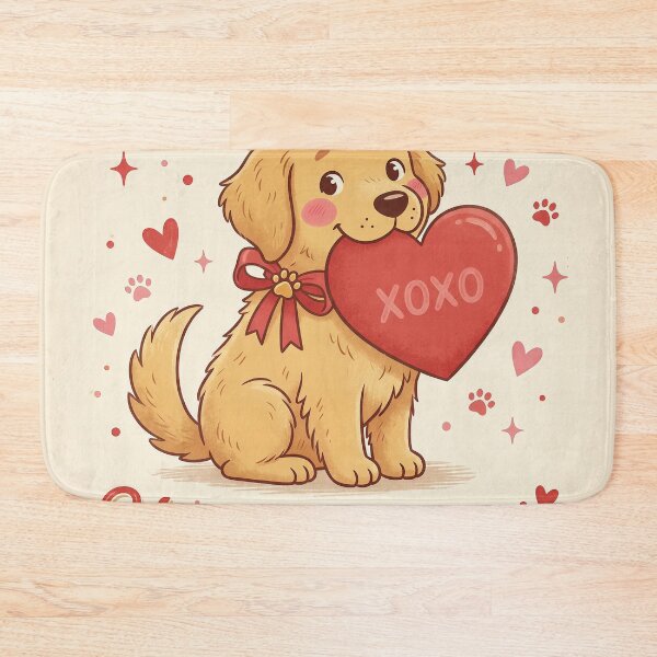 Item preview, You're Paw-some Cute Puppy – Valentine Dog Love Illustration designed and sold by Furfolkz.