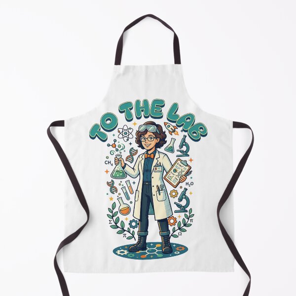 Item preview, to the lab Love Science Chemistry STEM Woman Scientist Kids designed and sold by KHWD.