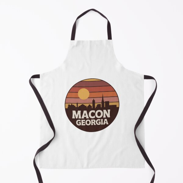 Item preview, Macon Georgia: Orange Pink Sunset Skyline Badge designed and sold by CircinusStore.
