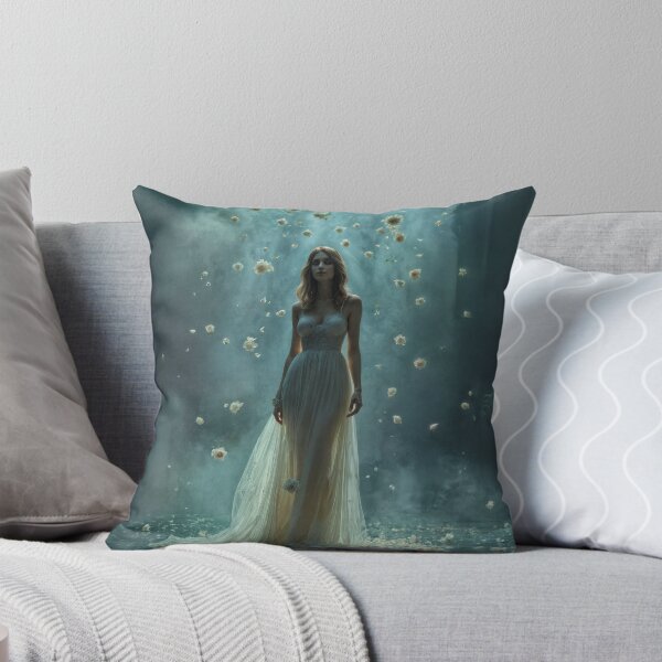 Item preview, Ethereal Woman in Mist with Falling Petals designed and sold by NecroScrolls.