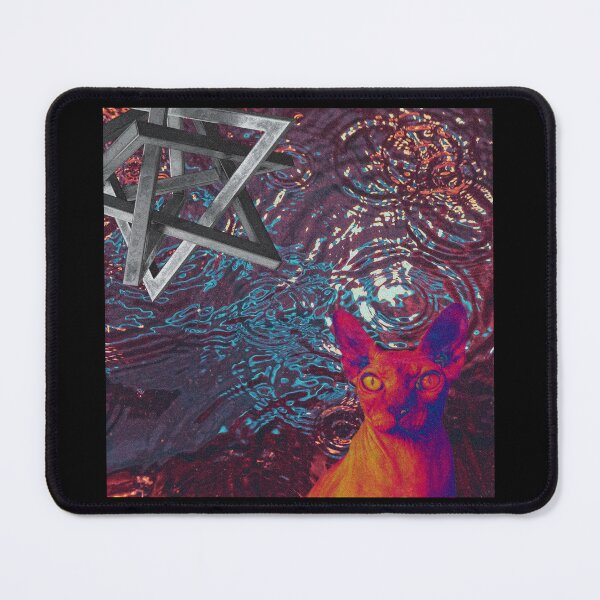 Item preview, Digital Collage - Cosmic Sphinx Cat in Liquid Chaos designed and sold by R-A Designs.