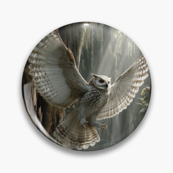 Item preview, Forest Light Owl in Mid Flight designed and sold by Erika Kaisersot.