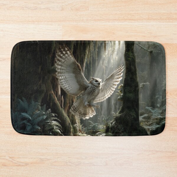 Item preview, Forest Light Owl in Mid Flight designed and sold by Erika Kaisersot.