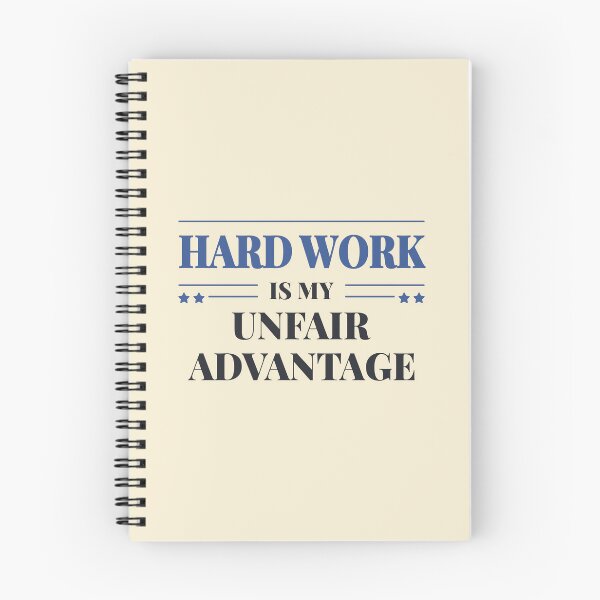 Item preview, Hard work is my unfair advantage - Dark typography designed and sold by Revextyr.