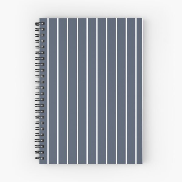 Aperçu de l'œuvre Motif à fines rayures ardoise et blanches créée et vendue par pattern-archive.