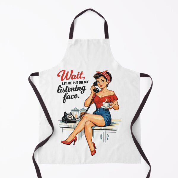 Item preview, Pin-up Girl: Let Me Put On My Listening Face Vibe designed and sold by Pineapple-Tree.