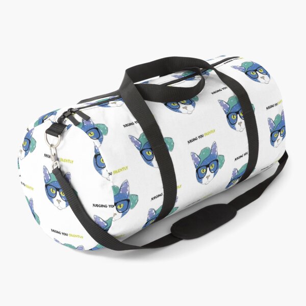 Item preview, Funny Judging You Silently Hipster Cat designed and sold by Quotable Gear.
