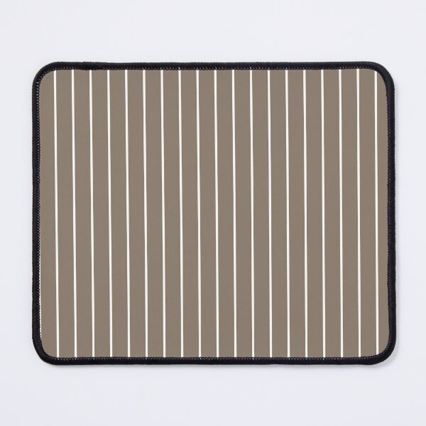 Item preview, Taupe And White Pinstripe Pattern designed and sold by pattern-archive.