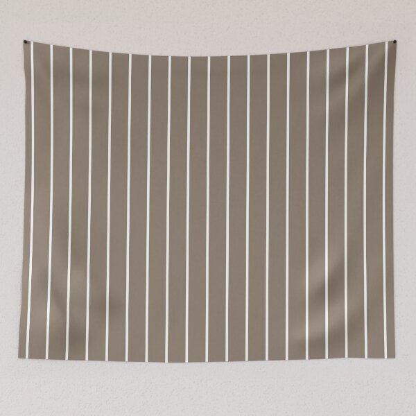 Item preview, Taupe And White Pinstripe Pattern designed and sold by pattern-archive.