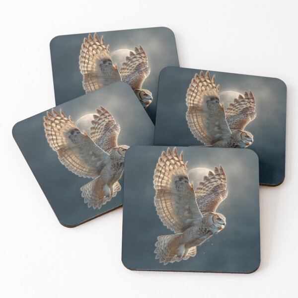 Item preview, Moonlit Owl in Silent Flight designed and sold by Erika Kaisersot.