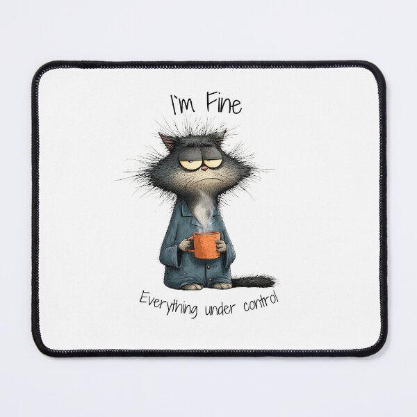 Item preview, I'm Fine Everything Under Control - Funny Sarcastic Quote designed and sold by todaycolors.