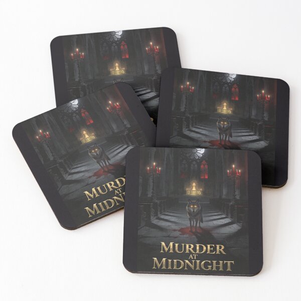 Item preview, Wolf Stands Over Dark Cathedral Midnight Verdict designed and sold by GeoWhimsy Studio.