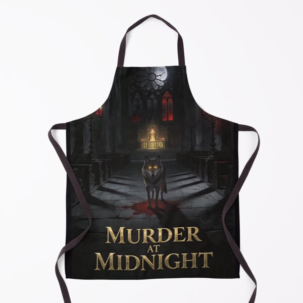 Item preview, Wolf Stands Over Dark Cathedral Midnight Verdict designed and sold by GeoWhimsy Studio.