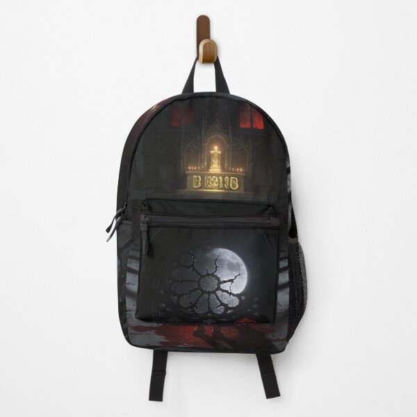 Item preview, Wolf Stands Over Dark Cathedral Midnight Verdict designed and sold by GeoWhimsy Studio.