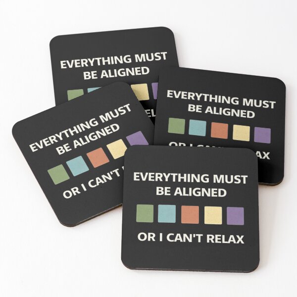 Item preview, Everything Must Be Aligned Shirt – Funny Organized Personality Design designed and sold by Tropivaro.